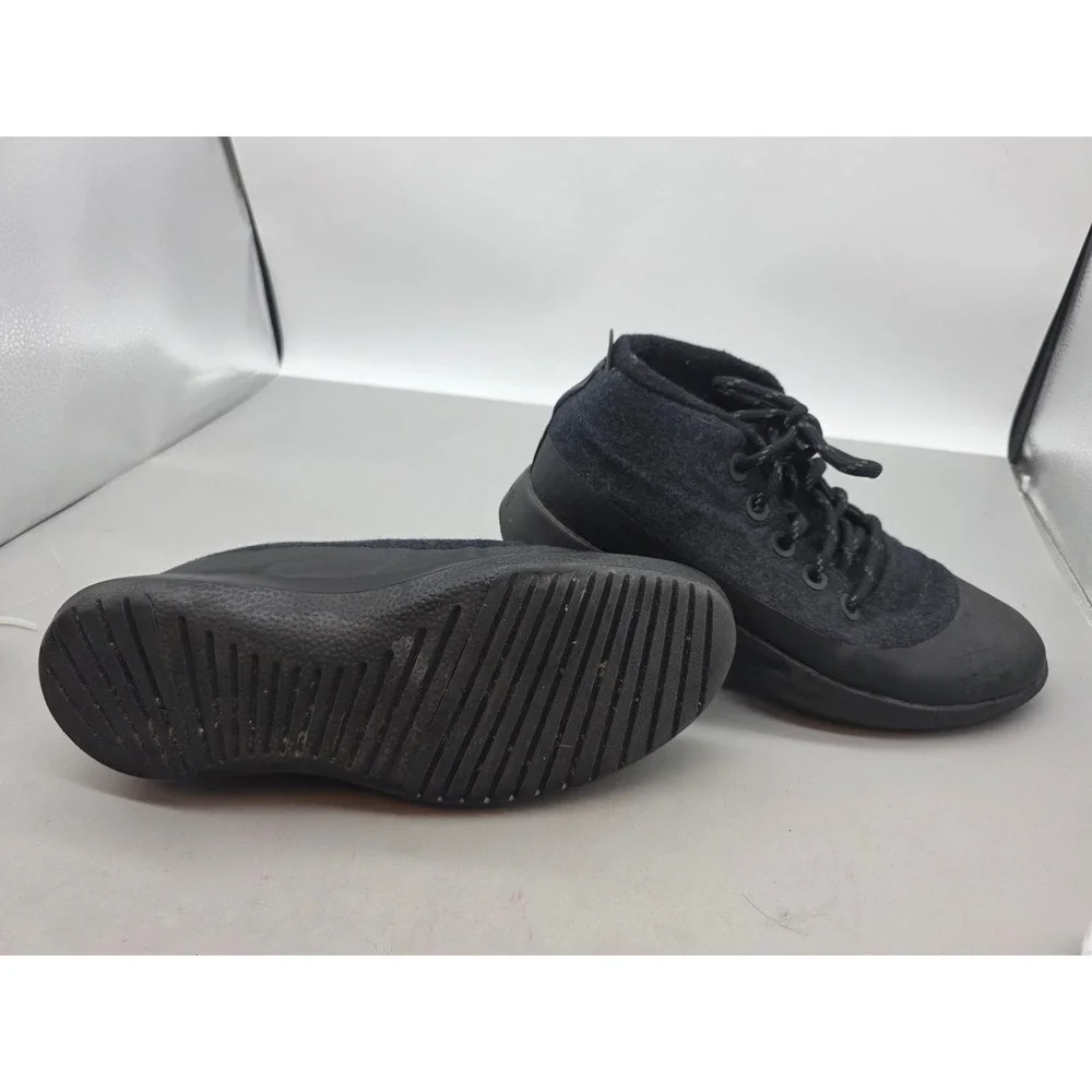 Allbirds Wool Runner-up Mizzle Mens Black Charcoal Mid‎ Top Sneakers WRUMM11